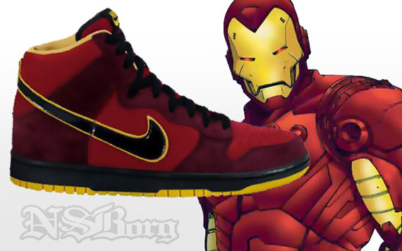 Nike SB Dunk High-Iron Man | IRON 