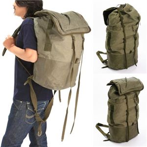 アメリカ軍 トートバッグ／鞄 〔 25L 〕 ポリエステルキャンバス地