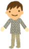 男の子