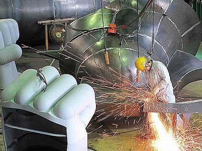 鉄人製作中