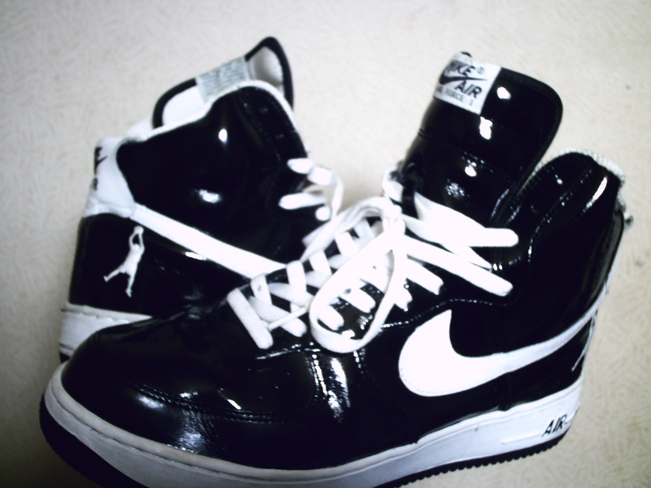 NIKE AF1 'SHEED' 「'02 黒白パテント ラシード・ウォレス