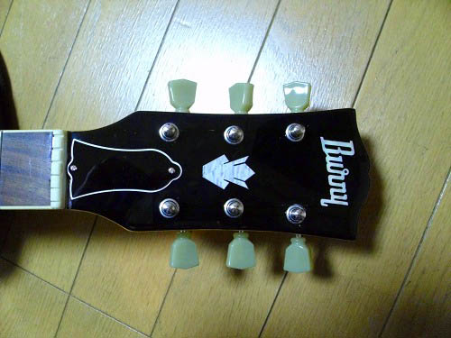 バーニーの335コピーモデルのヘッド改造 | studio2jyou スタジオ