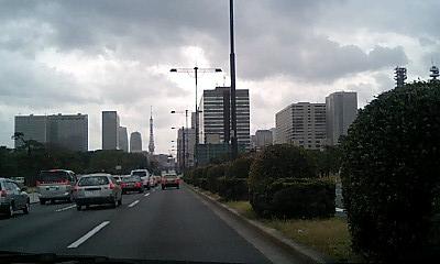 曇りの東京