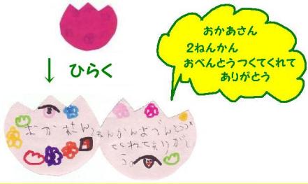 お弁当の手紙