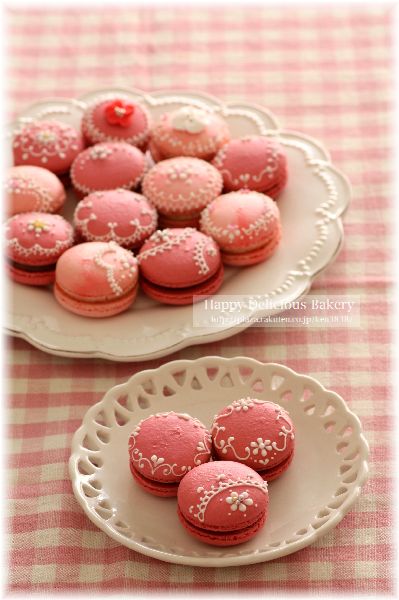 ピンクが可愛いチョコレートマカロン Happy Delicious Bakery 楽天ブログ