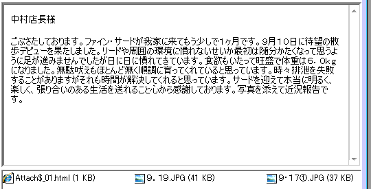ファイン・サードくん