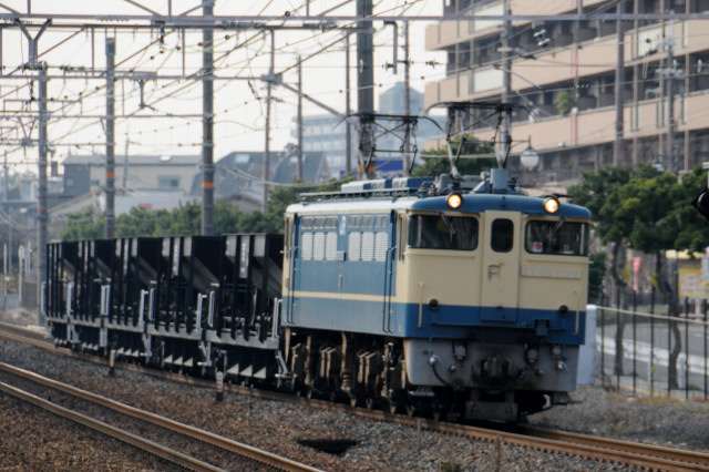 国鉄電気機関車EF65形+JR貨車 ホキ800形 番外 EF65形「ホキ」工臨、in 下関 | コウさんのコウ通大