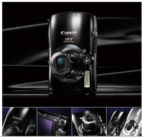 キヤノン 1470万画素 デジタルカメラ IXY DIGITAL 3000 IS BK パンサーブラック
