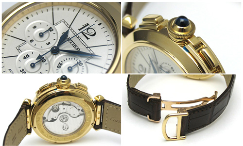 CARTIER メンズ腕時計 カルティエパシャ４２mm クロノ (W3020151)