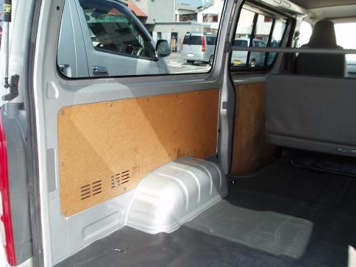 ハイエースDXの内張り | 釣りと車 と etc - 楽天ブログ