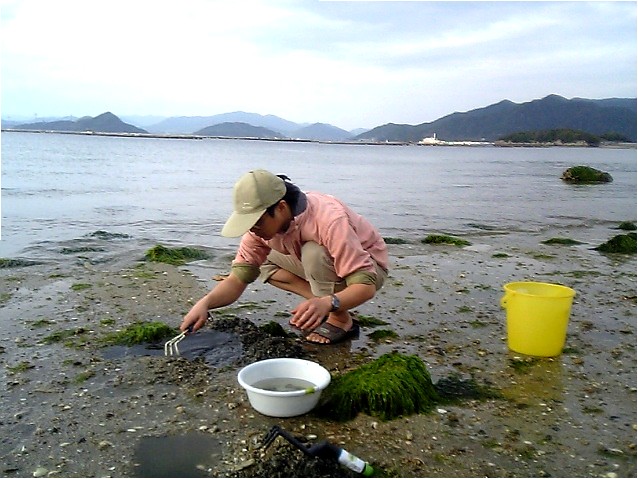 潮干狩り