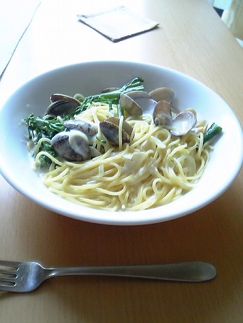 クラムチャウダー風パスタ