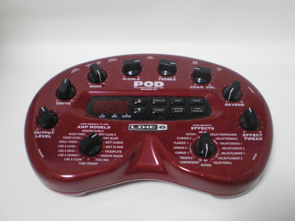 日本に LINE6のアンプシミュレーター『POD 2』が入荷致しました