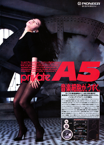 PIONEER - hmgm 中森明菜 写真集&パンフレット 中森明菜 1988年 パイオニア | あの時の広告 - 楽天ブログ