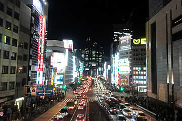 平成23(2011)年東北地方太平洋沖地震(20110311新宿駅南口20時30分)