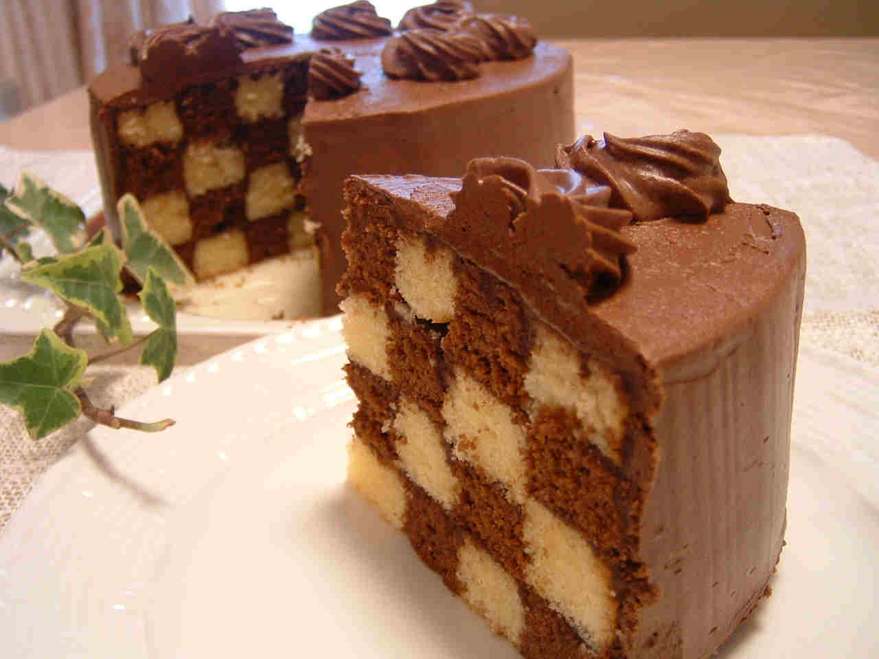 あっ と驚く市松模様のケーキ セレブのtamago 楽天ブログ