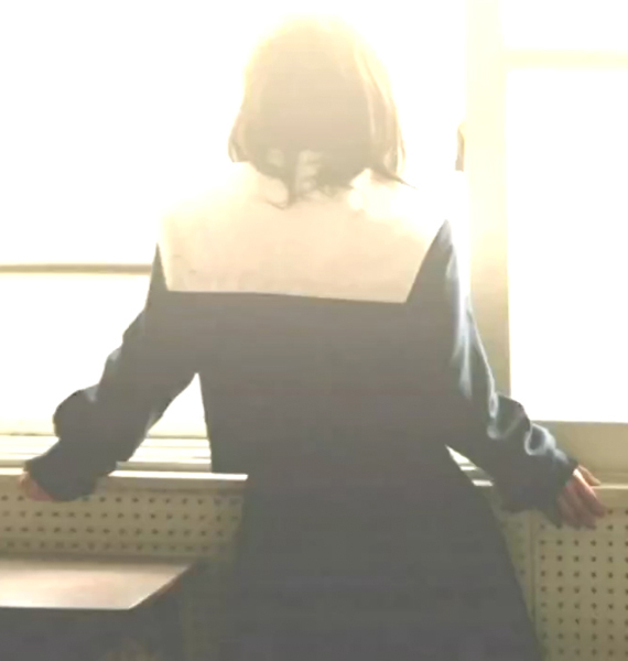 名古屋襟セーラー服 襟カバー 中学生日記 女子中学生