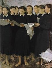 新日曜美術館 小磯良平の「斉唱」 | つまずく石も縁の端くれ 新日曜美術館 小磯良平の「斉唱」 | つまずく石も縁の端くれ