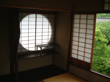 蘆庵の円窓@渉成園