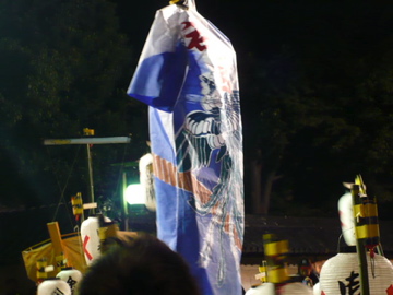 提灯祭り:ハッピ型提灯