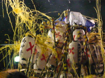 提灯祭り:ハッピ型提灯2