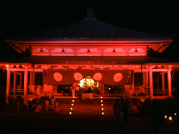 延暦寺・阿弥陀堂ライトアップ