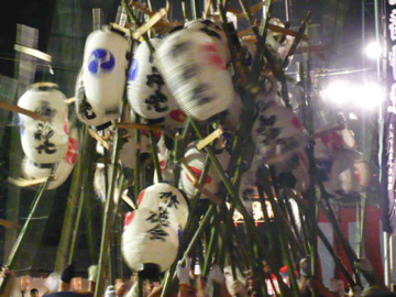 提灯祭り:提灯練りイメージ