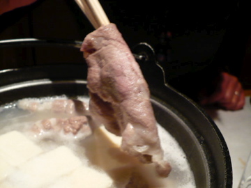 ぼたんのしゃぶしゃぶ