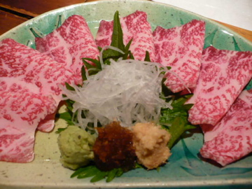 熊野牛のたたき