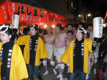 西大寺会陽:門前1