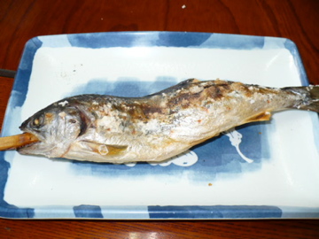 あまごの塩焼き