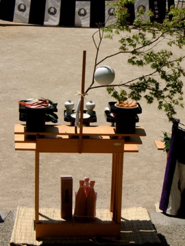 談山神社の蹴鞠