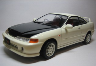 フジミ 1/24 インテグラTypeR カスタム完成品 フジミ模型 1/24【 ホンダ インテグラ タイプR 】 完成品 - メルカリ