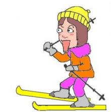 スキー イラストマンガで楽しく子育て 楽天ブログ