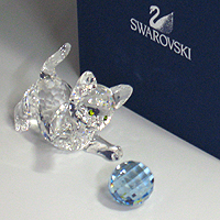 ネコ好きの方へのプレゼントに最適 スワロフスキーのネコ置き物 | ネコまみれ - 楽天ブログ