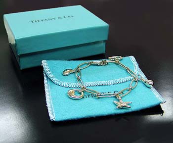 でんでん様専用Tiffany ティファニー 5ミニチャームブレスレット