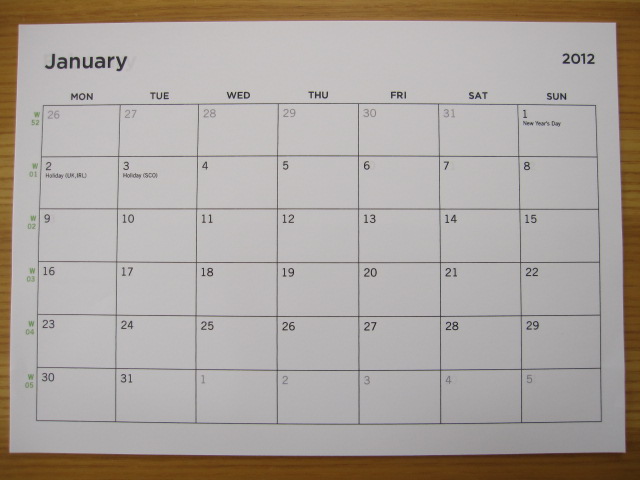 Marimekkoでカレンダー作り Ducks Home 楽天ブログ