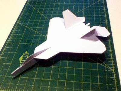 Craft Roboで紙飛行機をつくってみる F 22編 Tiki Tikiの日記兼備忘録 楽天ブログ