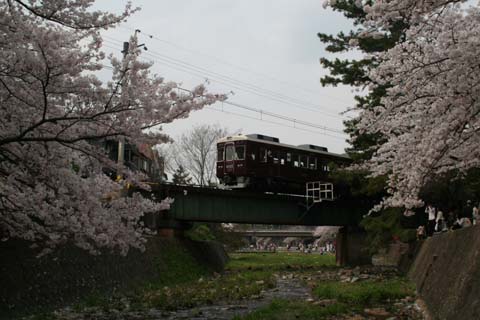 阪急甲陽線・苦楽園口・夙川の橋梁（２００７年４月８日）