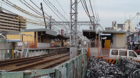 阪神・西大阪線・福駅・新駅舎（２００９年２月２８日）