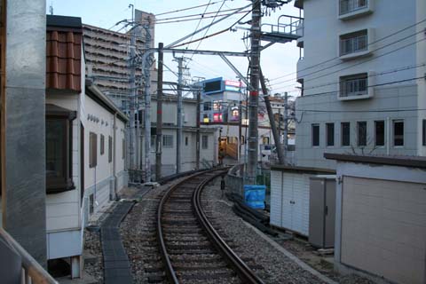 阪急甲陽線・夙川駅・神戸本線との線路接続（２００７年４月１５日）