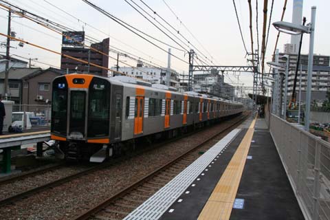 阪神・西大阪線・福駅・ホーム延伸部分（２００９年２月２８日）