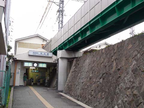 阪神・西大阪線・伝法駅・ホーム延伸部分１（２００９年２月２８日）
