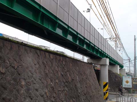 阪神・西大阪線・伝法駅・ホーム延伸部分２（２００９年２月２８日）