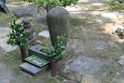 堺・南宗寺・伝徳川家康の墓（２００９年５月２４日）