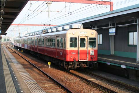 阪神・西大阪線・大物駅・西大阪線ホーム（２００７年８月５日）