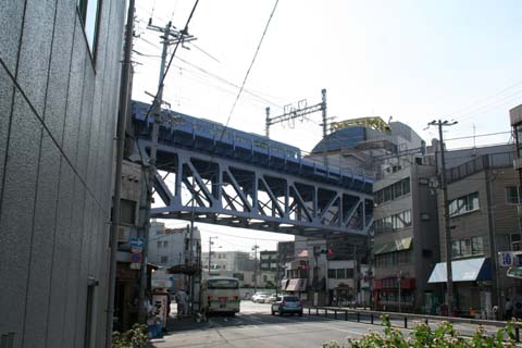 阪神・西大阪線・西九条駅・高高架橋（２００６年８月２０日）