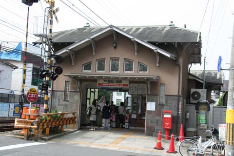 南海・南海本線・諏訪ノ森駅（２００９年７月４日）