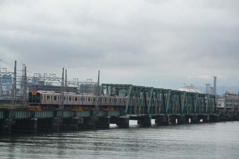 阪神・阪神なんば線・淀川橋梁（２００９年８月２日）