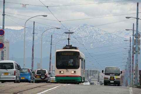 富山地方鉄道・富山大橋（２００９年５月２２日）